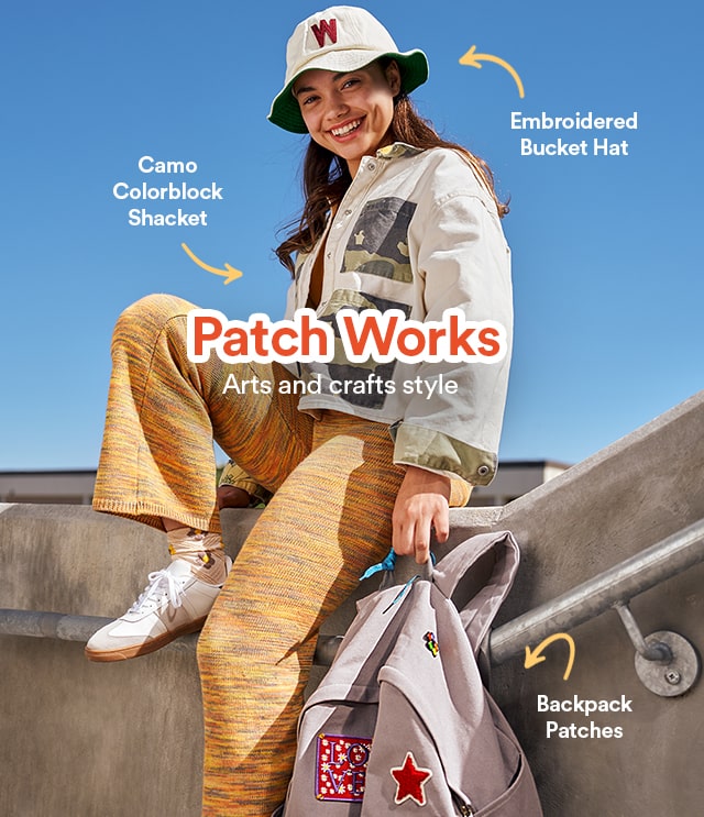 Patch Works. Arts and crafts style.